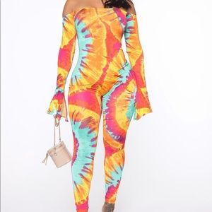 Multi Purpose Tie Dye Jumpsuit